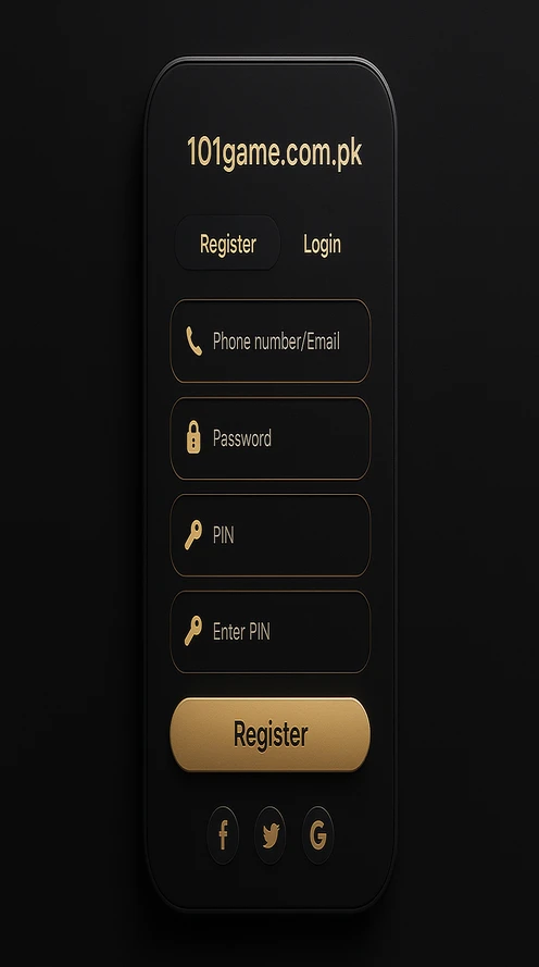 101 Game Registration